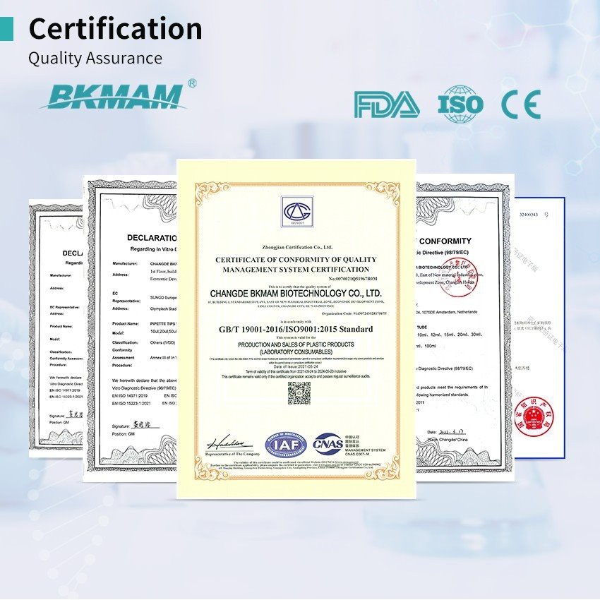 sampling cup certifications