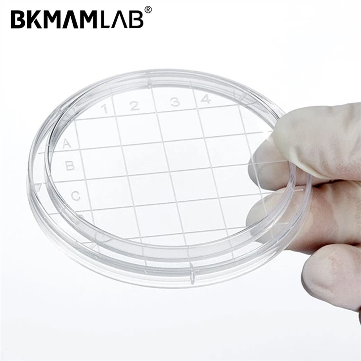 BKMAM RODAC Plates With Curved Bottom