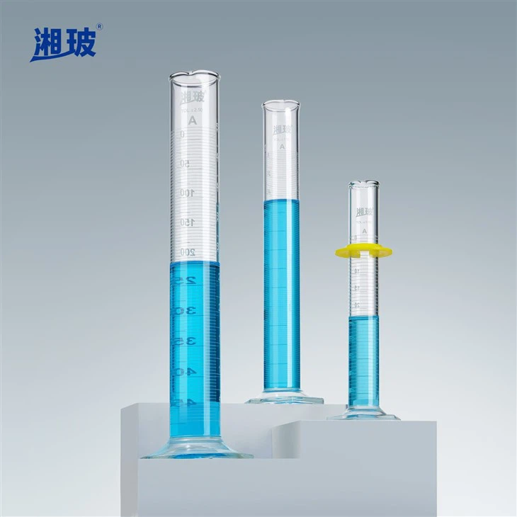 Glass Hexagonal Base Measuring Cylinder suppliers