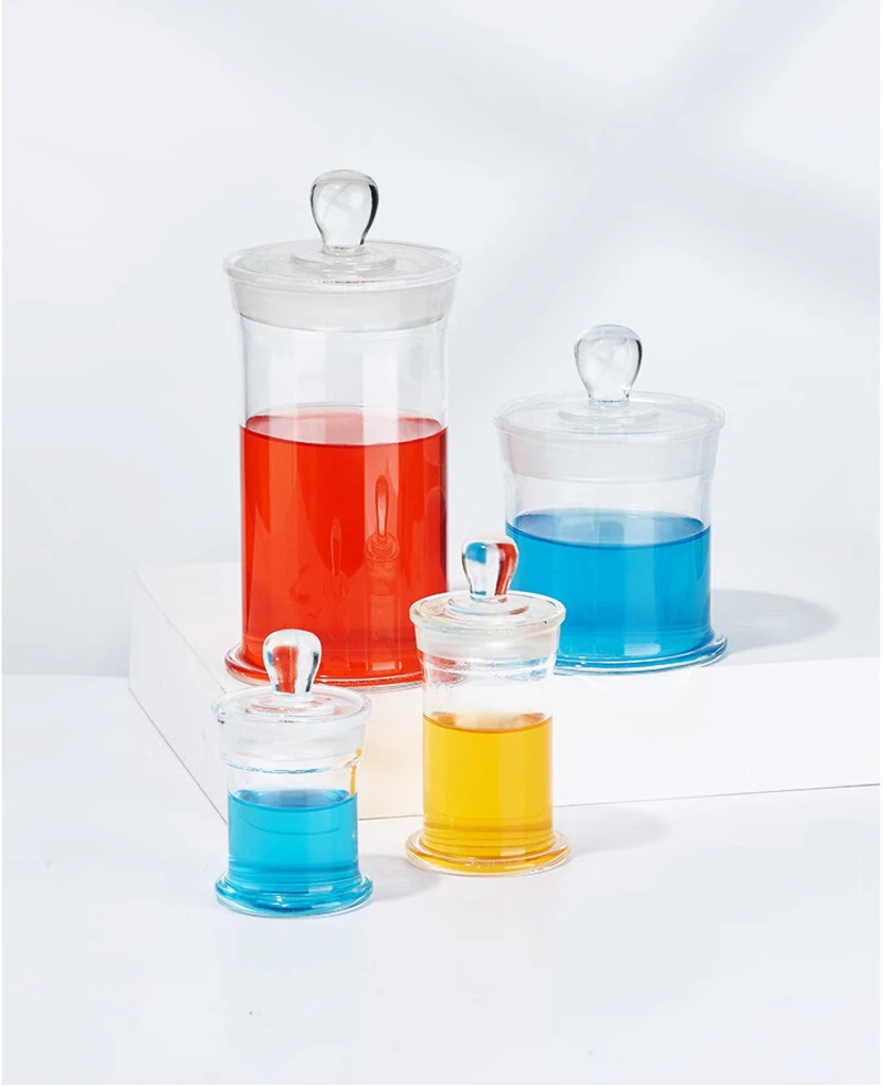 High Borosilicate 3.3 Glass 60*90mm Specimen Bottle Display Bottle