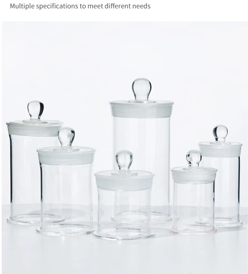 High Borosilicate 3.3 Glass 60*90mm Specimen Bottle Display Bottle