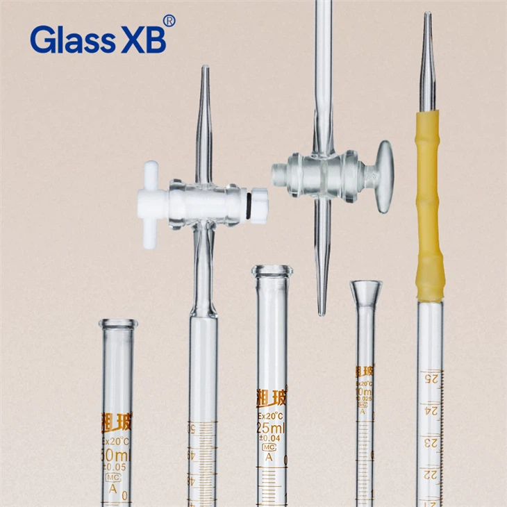 10/25/50ml Glass PTFE Stopper Burette high quality