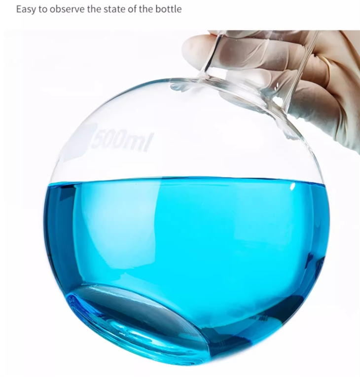 High Quality Wholesale Lab Supplies Testing Borosilicate Glass Flat Bottom Flask For Bulk Buyers