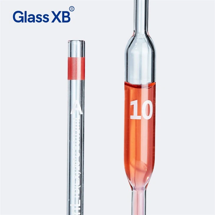 Lab Glassware Glass Big-Bellied Pipette factory