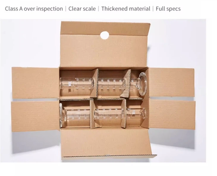 Lab Glassware Large Glass Function Of Measuring Cylinder