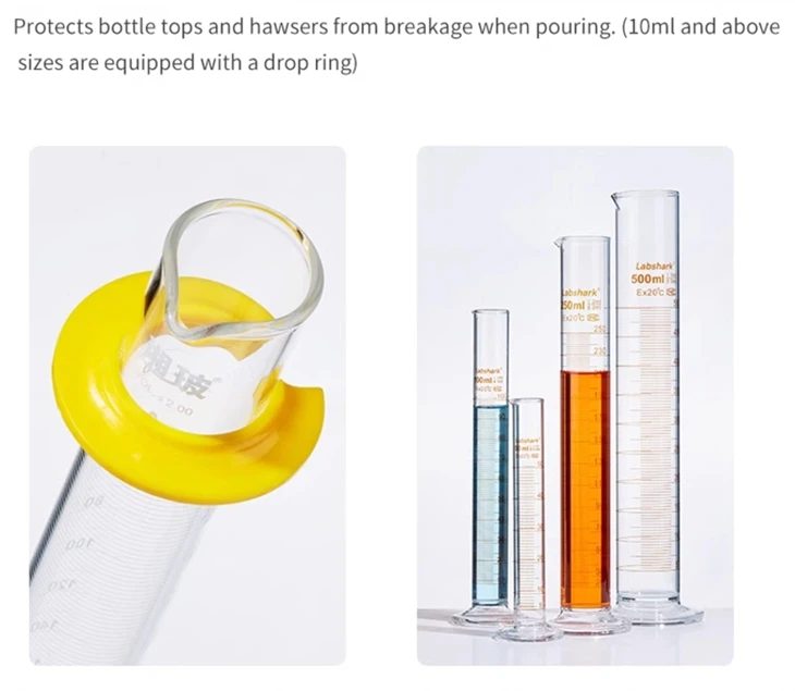 Lab Glassware Large Glass Function Of Measuring Cylinder