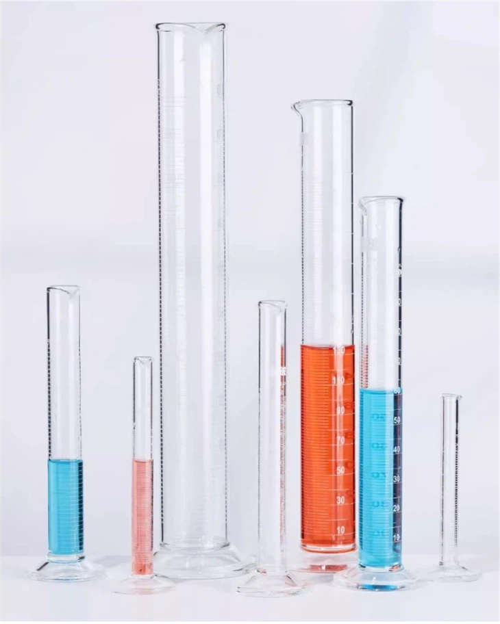 Lab Glassware Large Glass Function Of Measuring Cylinder