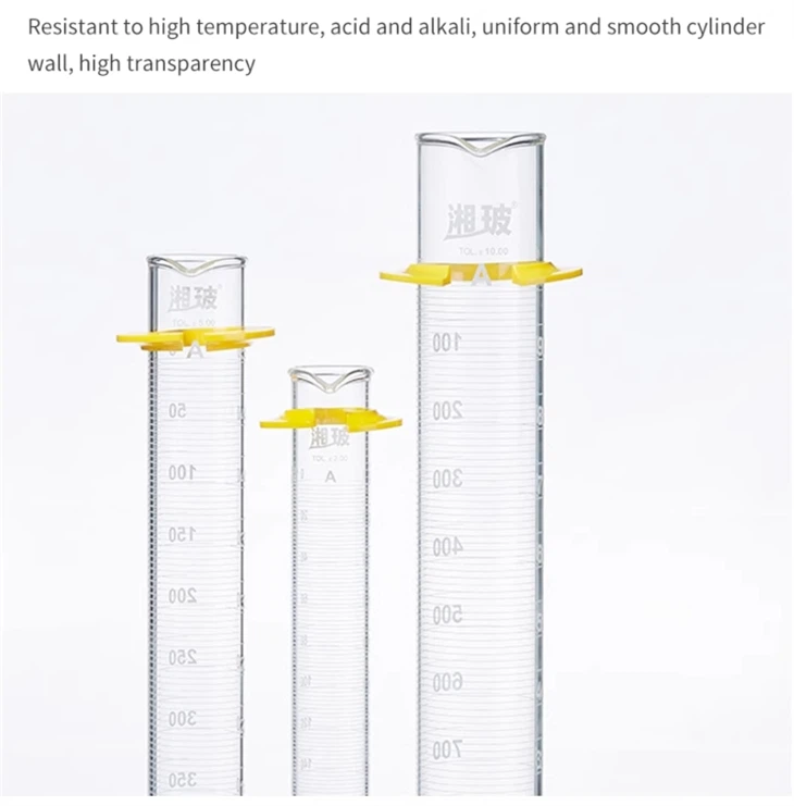 Lab Glassware Large Glass Function Of Measuring Cylinder