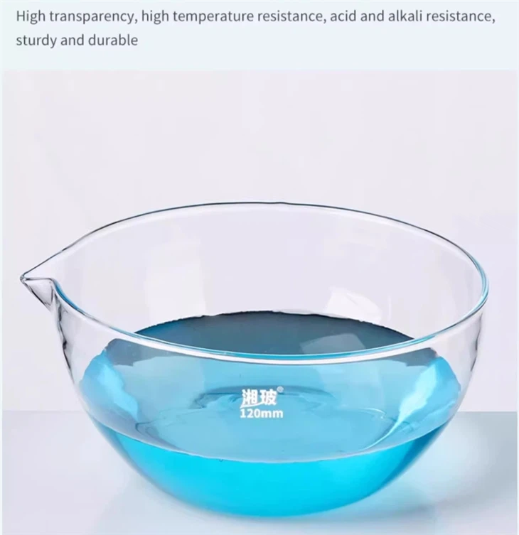 Lab Use Dish Evaporating Material Glass To Separate Liquids And Solids From A Solution By Allowing The Water To Evaporate Off Into Air