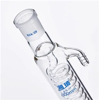 Condenser Pipe Laboratory Apparatus China Manufacturers 400 mm Lab Glass Condenser Tube With 29/32 Joint