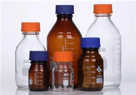 Wholesale 100ml 250ml 500ml 1000ml Pharmaceutical Medical Media High Borosilicate Glass Reagent Bottle